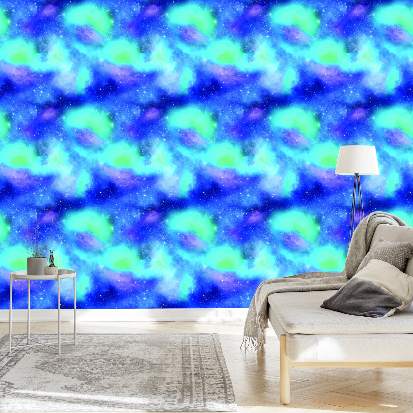 Wallpaper Blue Galaxy
