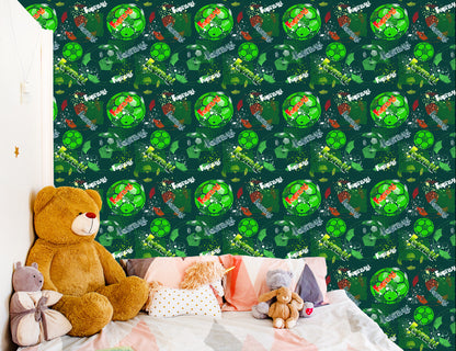 Wallpaper Soccer Sport Boy's Room