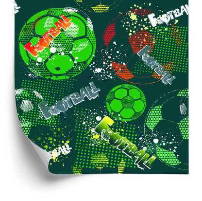 Wallpaper Soccer Sport Boy's Room
