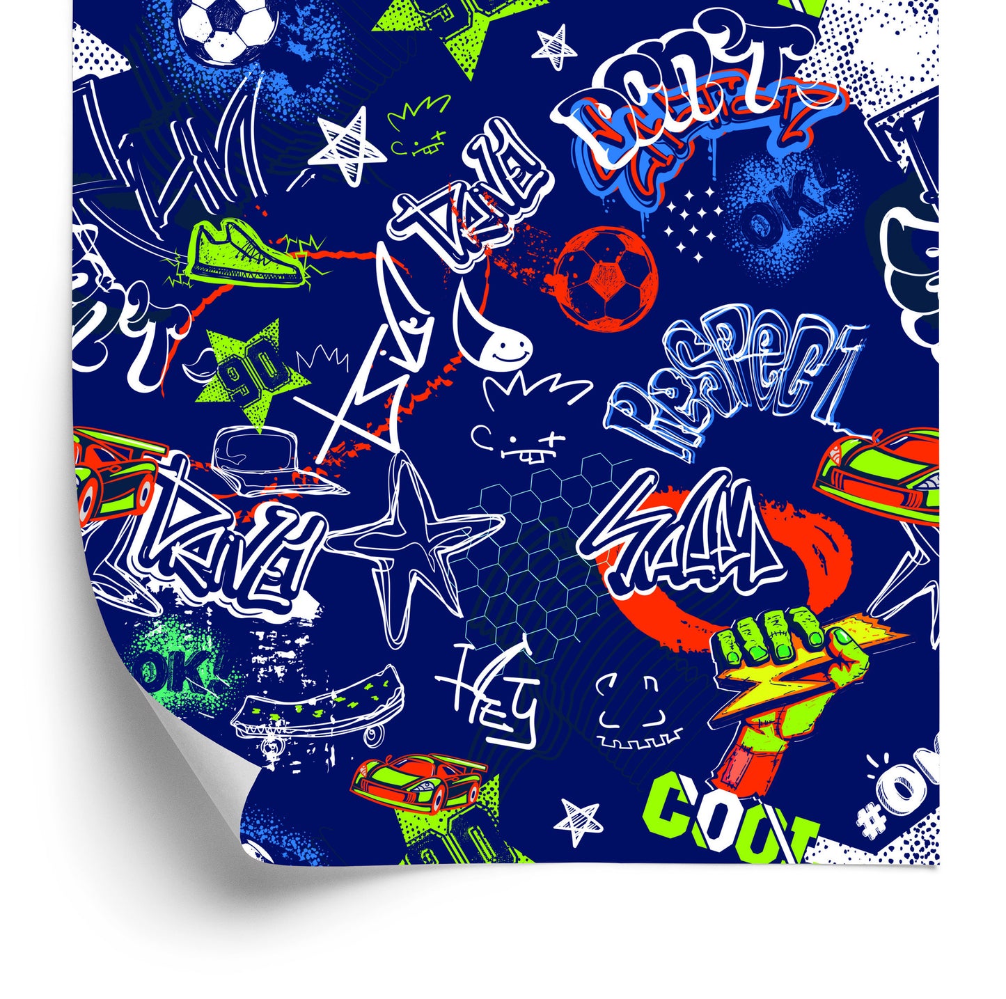 Wallpaper For Boy Graffiti Cars Soccer