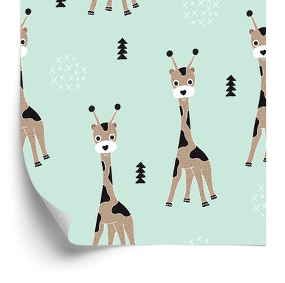 Wallpaper For Boy Animals Safari Trees