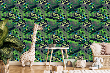 Wallpaper Soccer Ball And Inscriptions