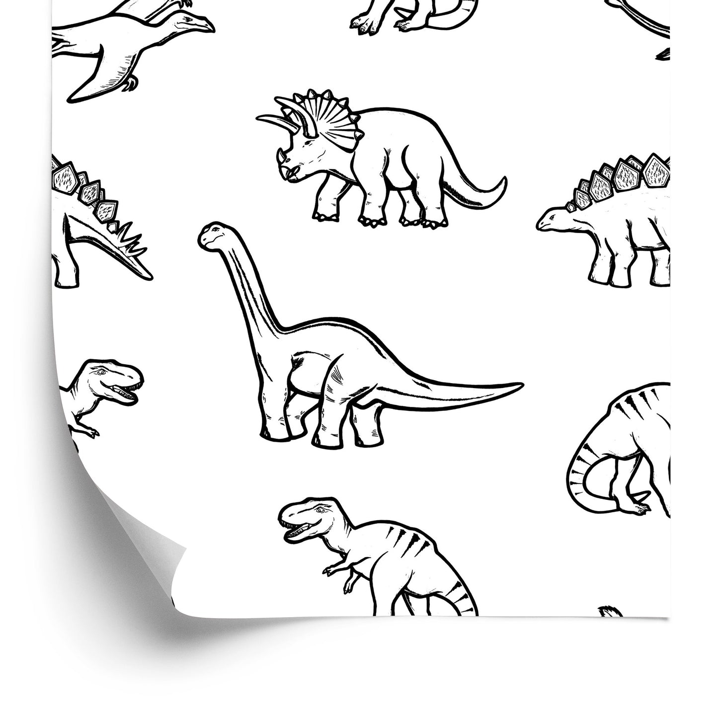 Wallpaper For Children With Dinosaurs Animals