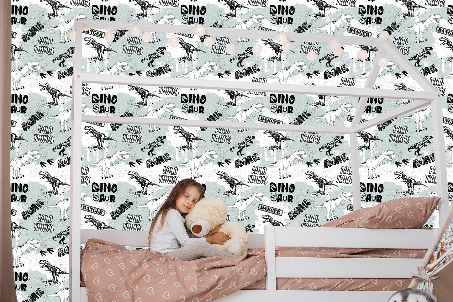 Wallpaper The Dinosaurs Animals For The Baby's Room