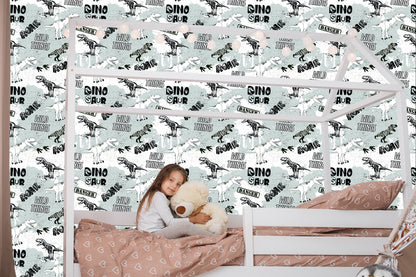 Wallpaper The Dinosaurs Animals For The Baby's Room
