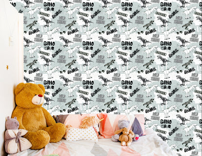 Wallpaper The Dinosaurs Animals For The Baby's Room