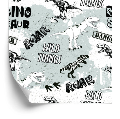 Wallpaper The Dinosaurs Animals For The Baby's Room