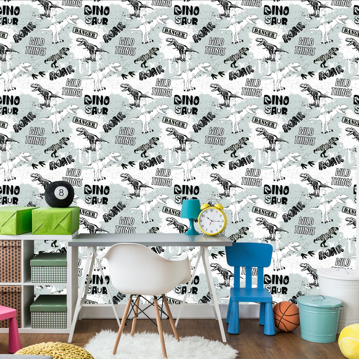 Wallpaper The Dinosaurs Animals For The Baby's Room