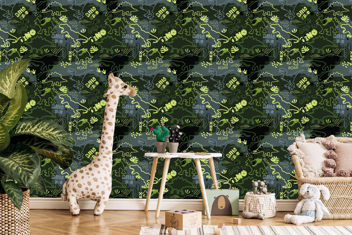 Wallpaper Fairytale For Children Dinosaurs Animals
