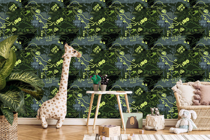 Wallpaper Fairytale For Children Dinosaurs Animals