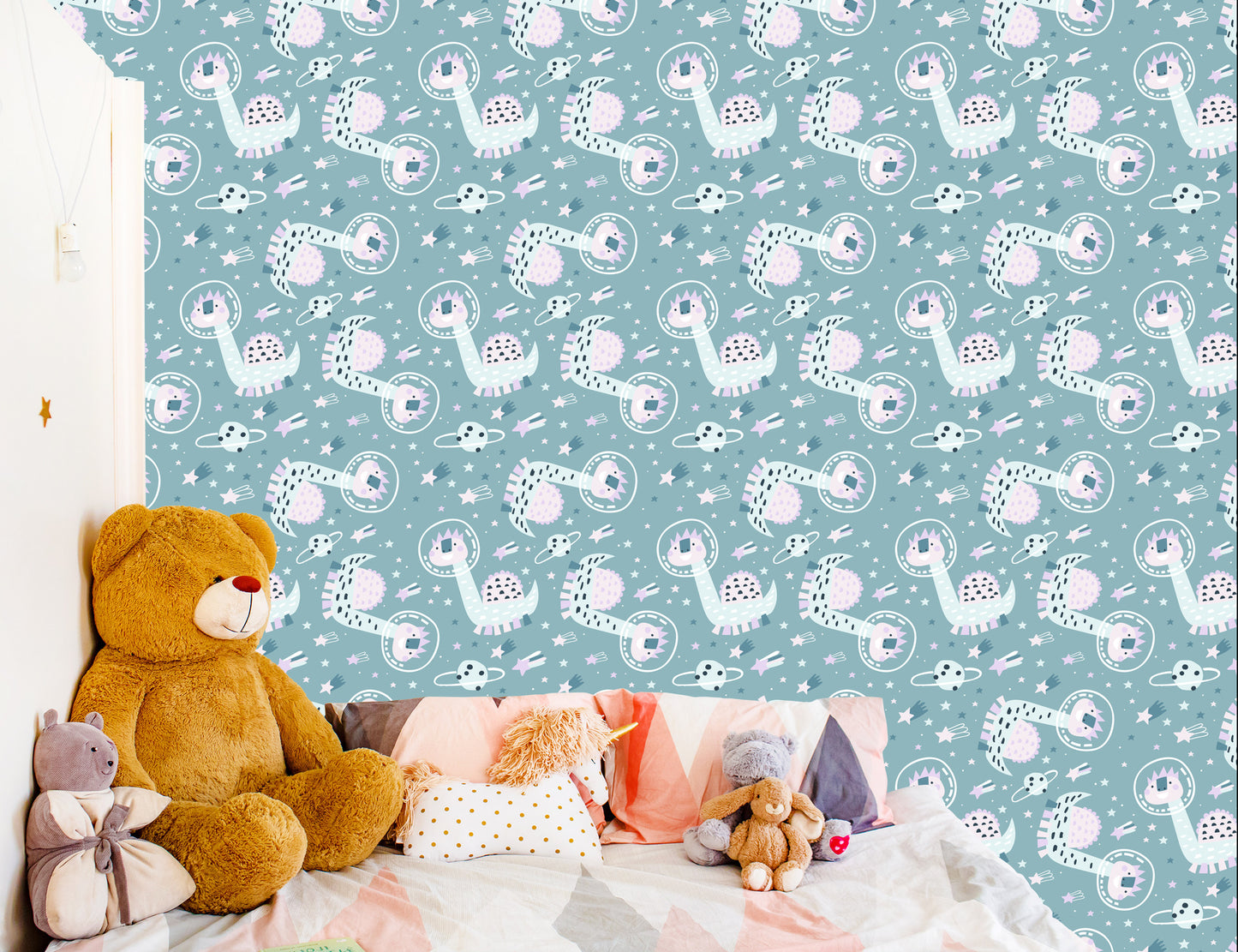 Wallpaper Dinosaurs In Space