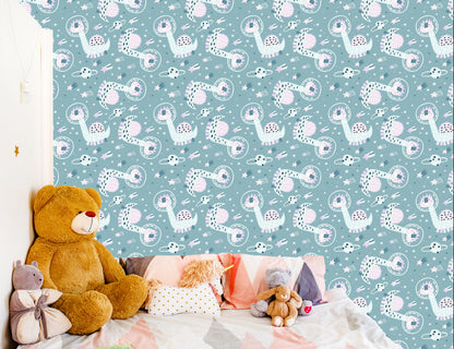 Wallpaper Dinosaurs In Space