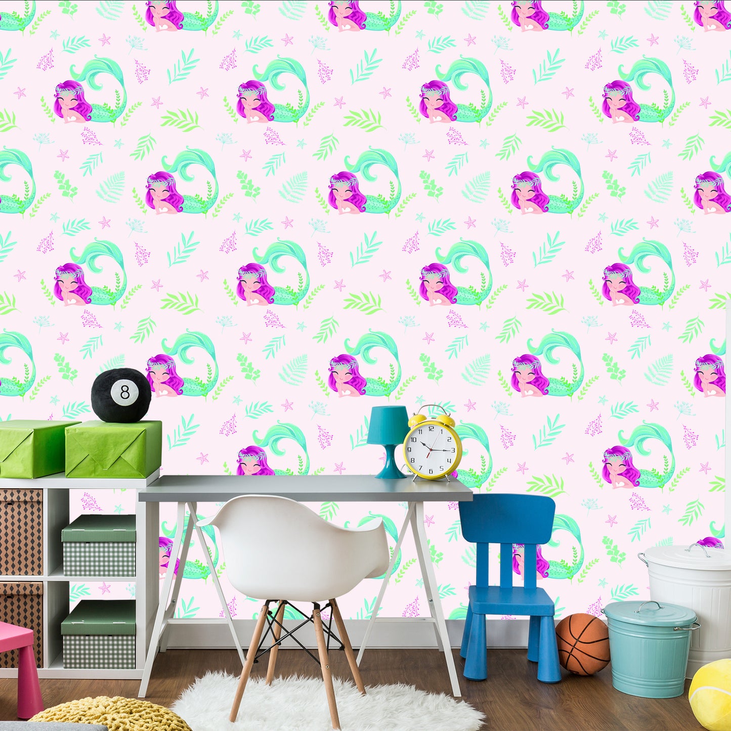 Wallpaper Fairy Tale Mermaids For A Child's Room