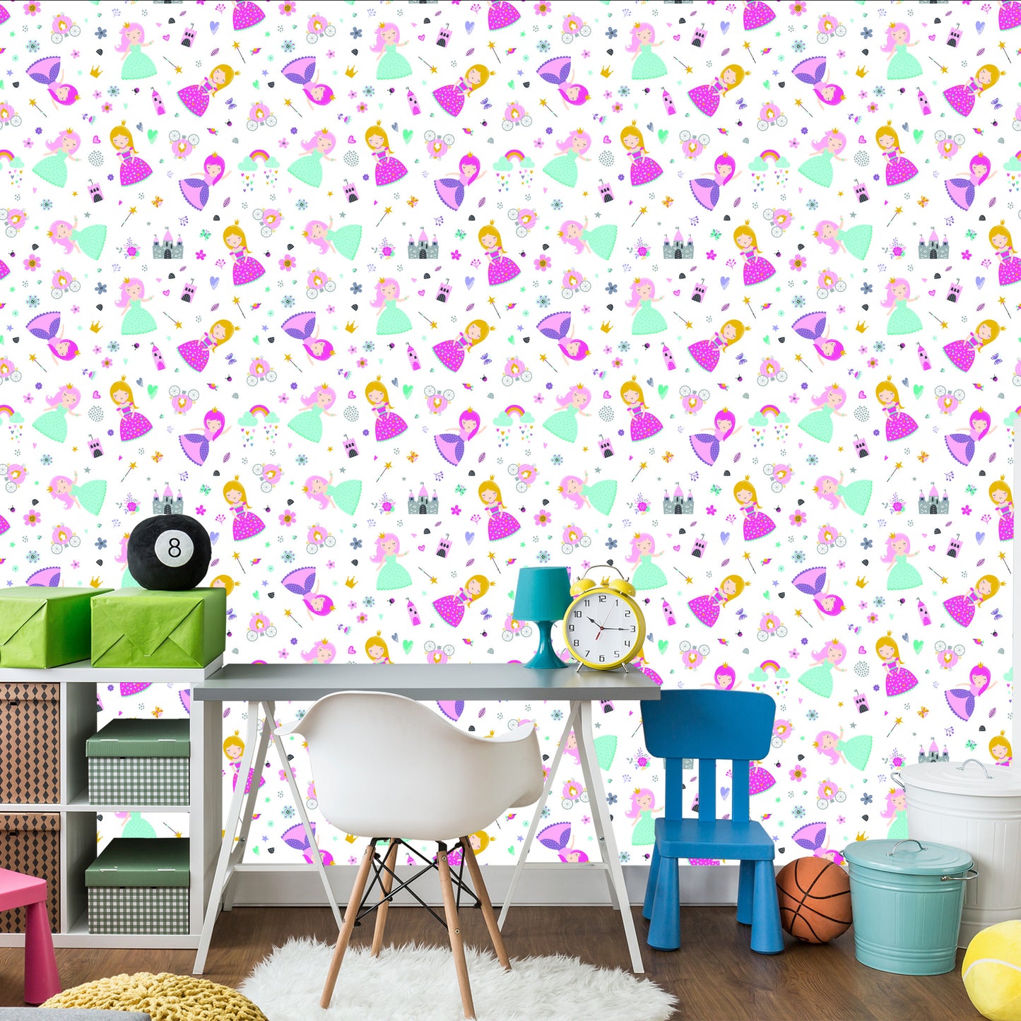 Wallpaper Fairytale Princess Flowers For Girl