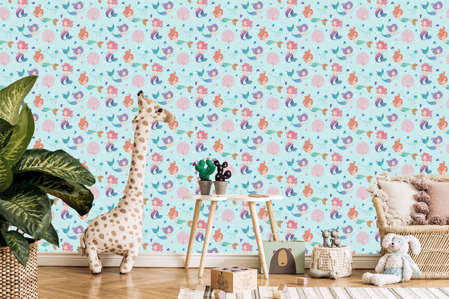 Wallpaper Fairytale Mermaids For Girls