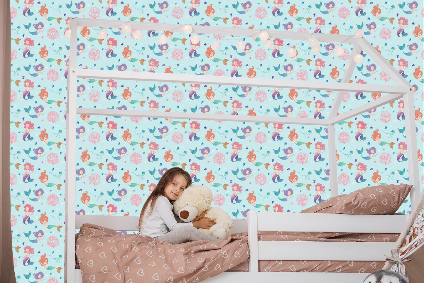 Wallpaper Fairytale Mermaids For Girls