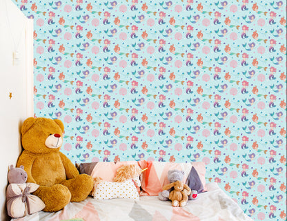 Wallpaper Fairytale Mermaids For Girls