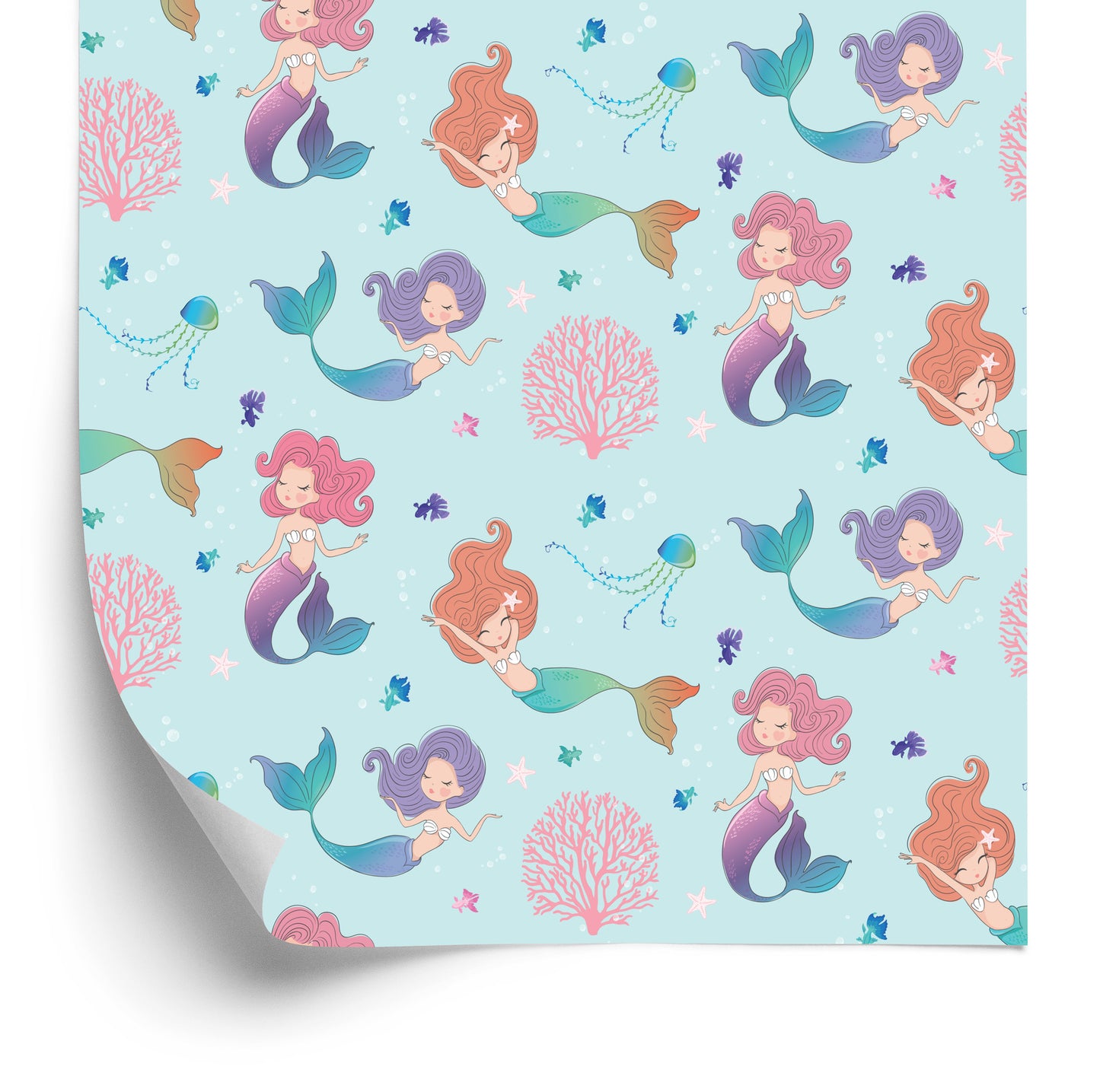 Wallpaper Fairytale Mermaids For Girls