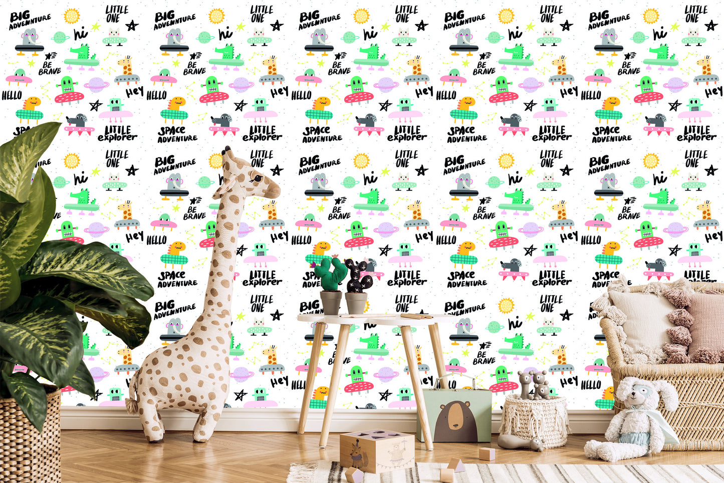 Wallpaper Baby Animals In Space