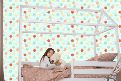 Wallpaper Colorful Little Balloons