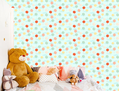 Wallpaper Colorful Little Balloons