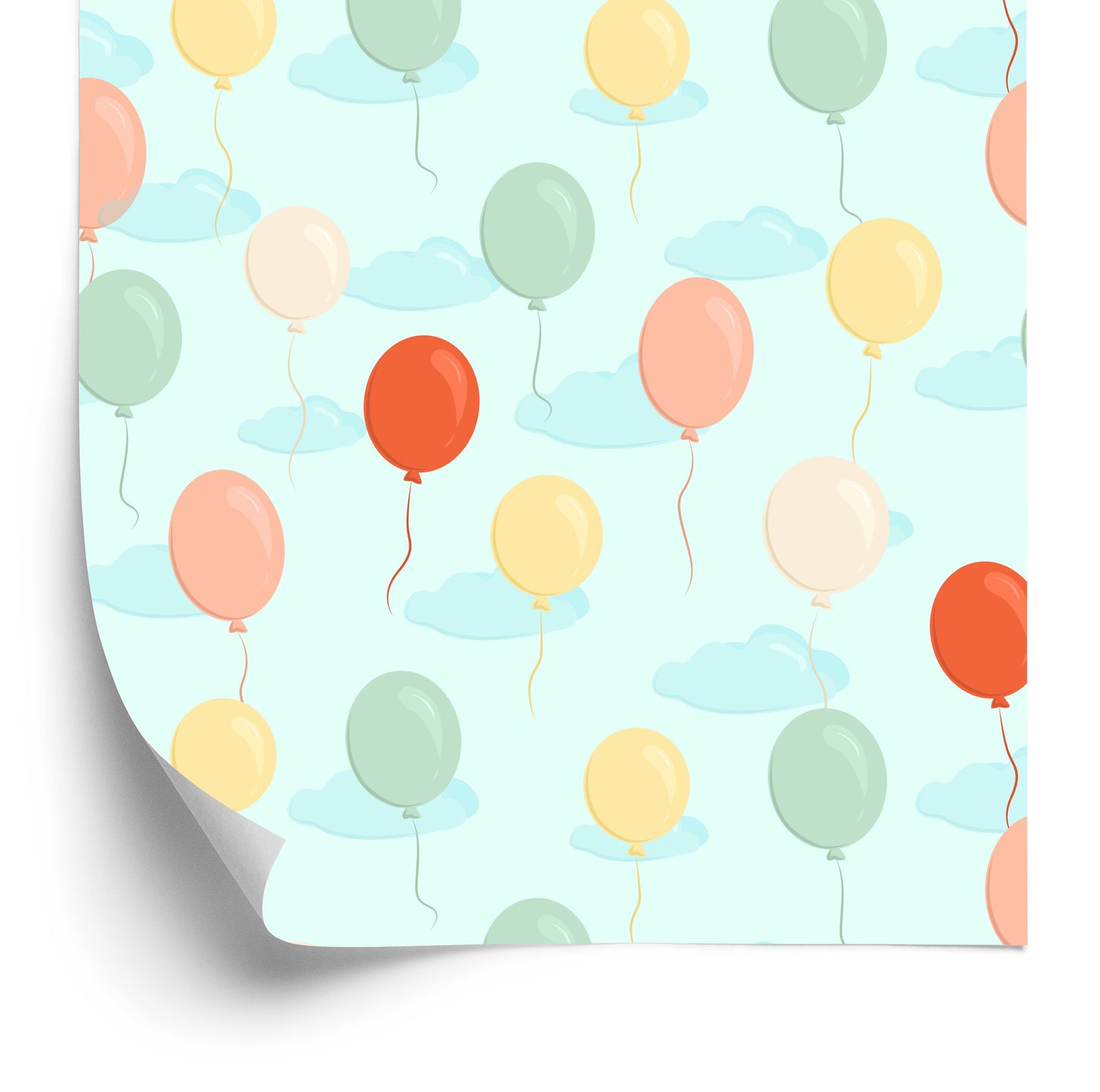 Wallpaper Colorful Little Balloons
