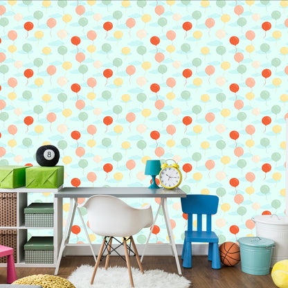Wallpaper Colorful Little Balloons