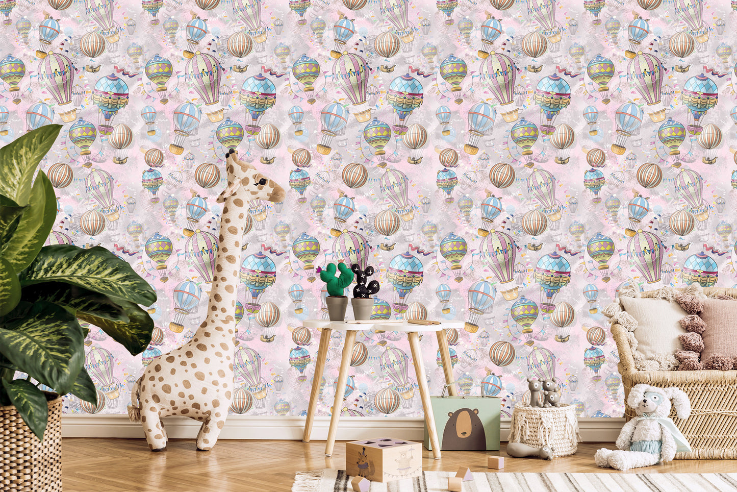 Wallpaper Balloons In Many Colors