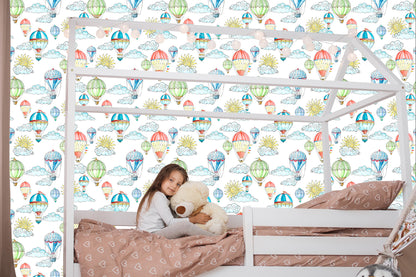 Wallpaper Balloons And Sun