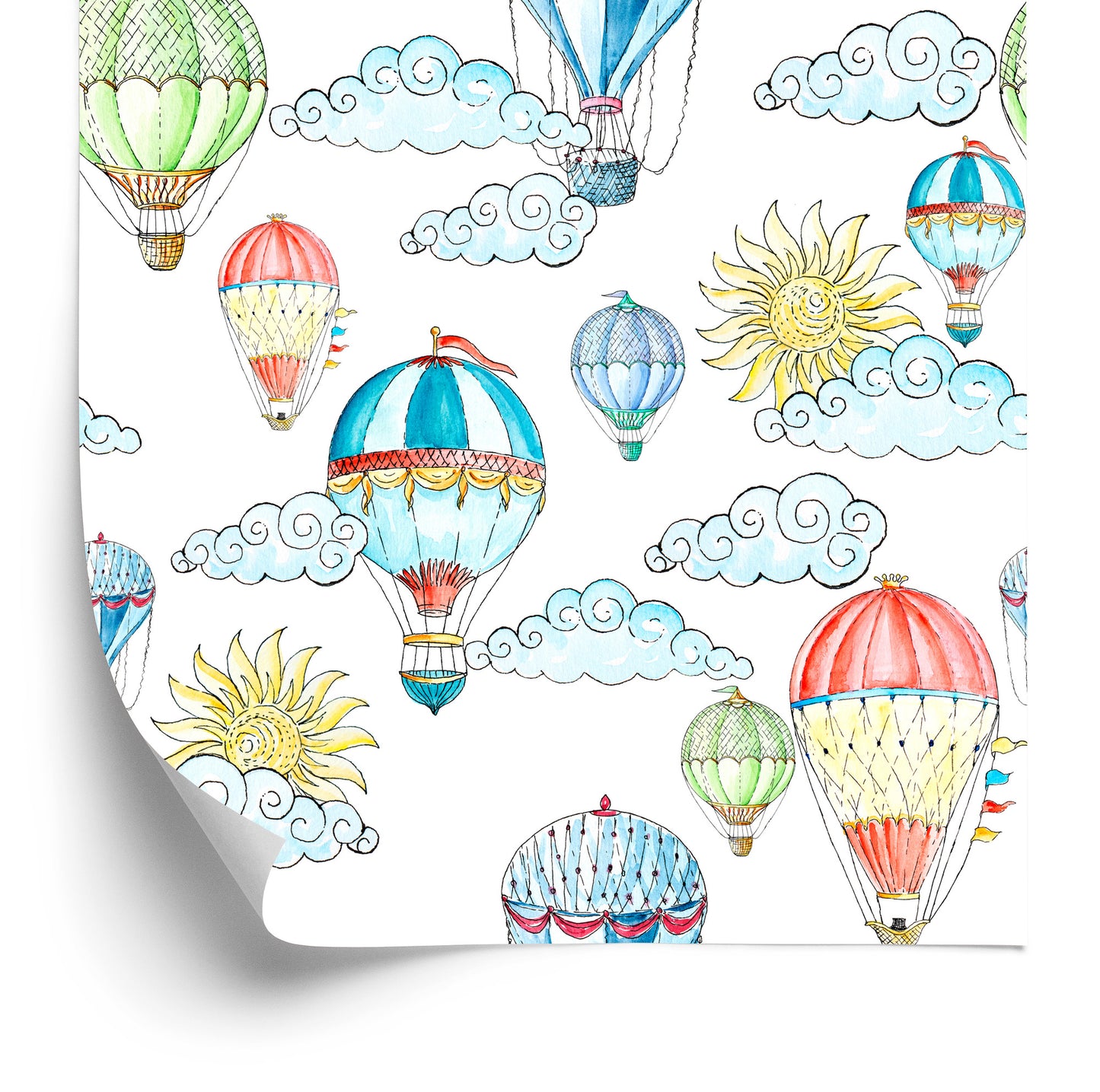 Wallpaper Balloons And Sun