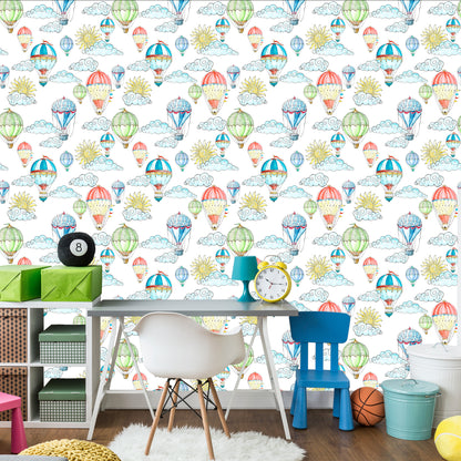 Wallpaper Balloons And Sun