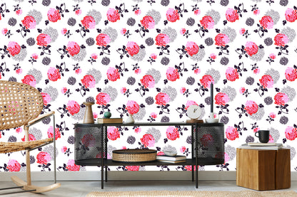 Wallpaper Flowers - Colorful Chrysanthemums