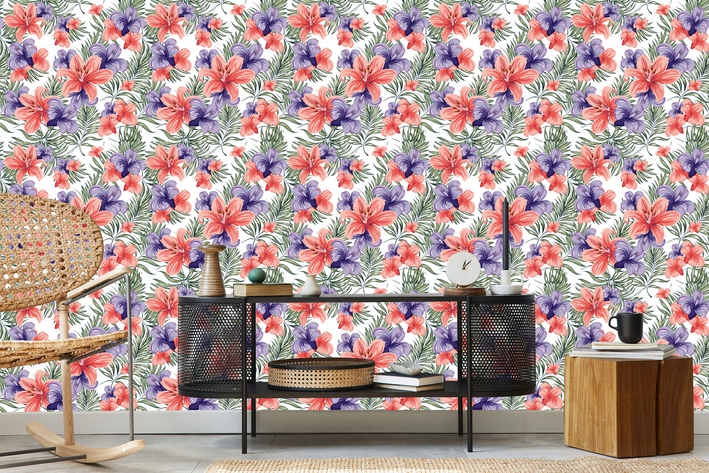 Wallpaper Colorful Spring Flowers