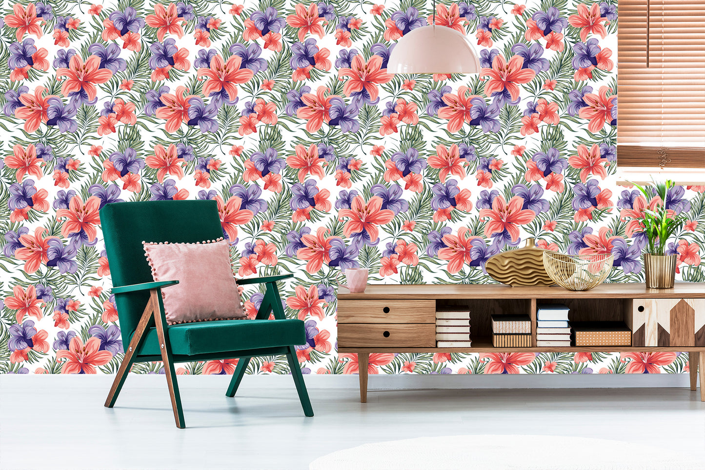 Wallpaper Colorful Spring Flowers