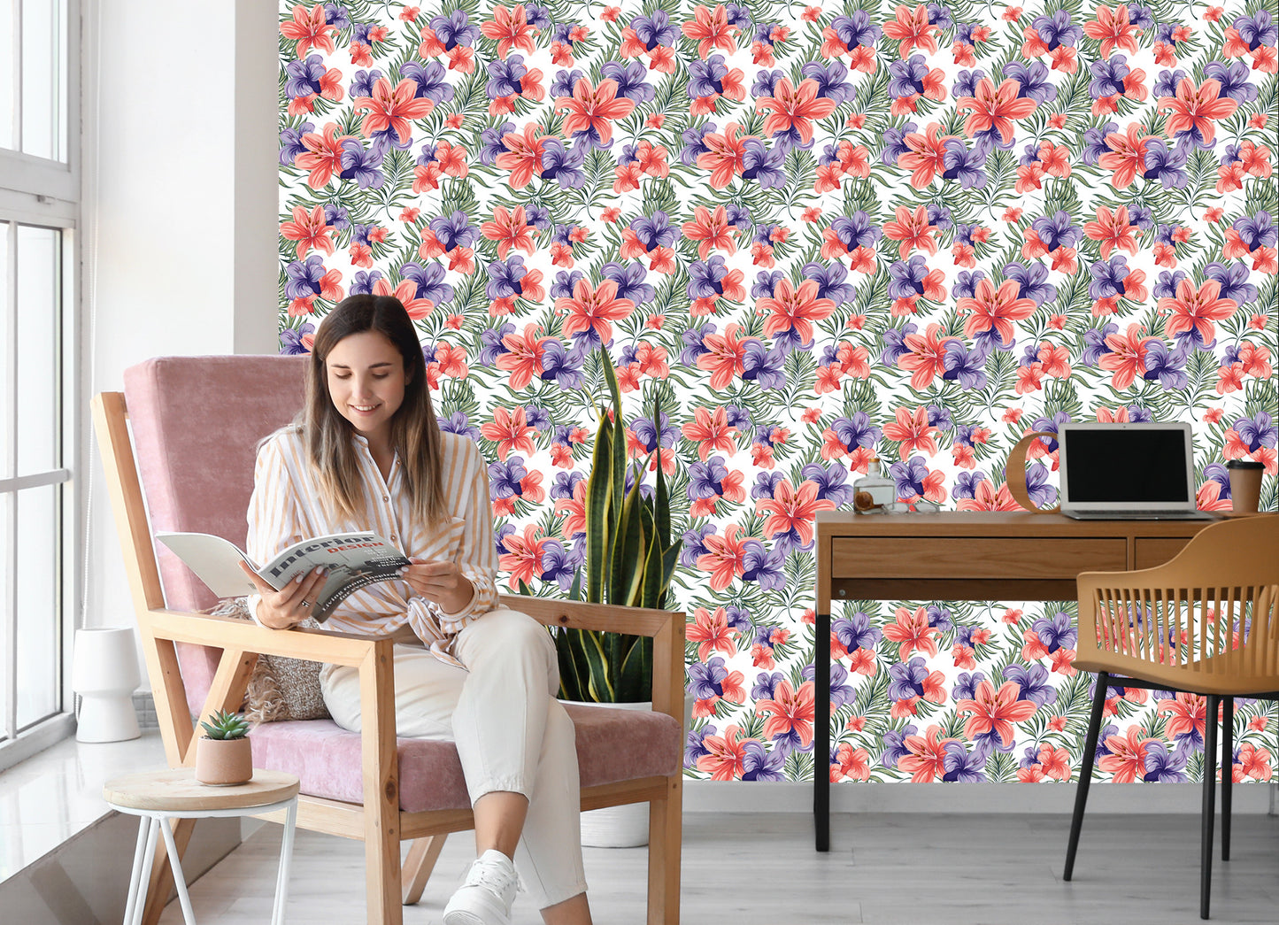 Wallpaper Colorful Spring Flowers