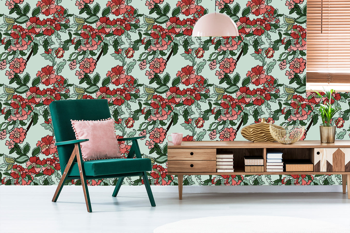 Wallpaper Beautiful Colorful Leaves And Flowers