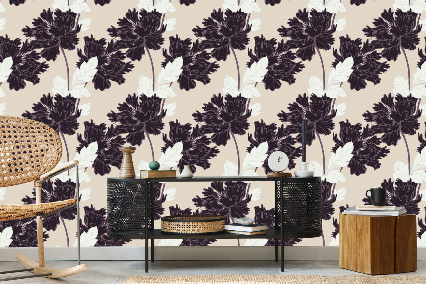 Wallpaper Beautiful Abstract Flowers