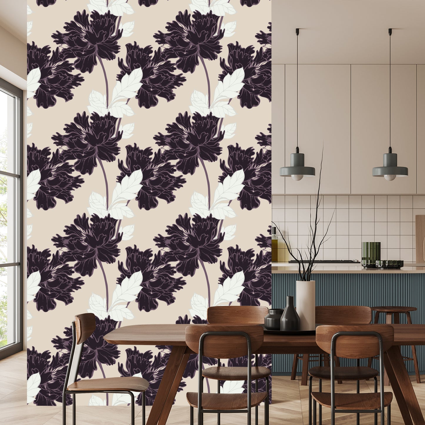 Wallpaper Beautiful Abstract Flowers