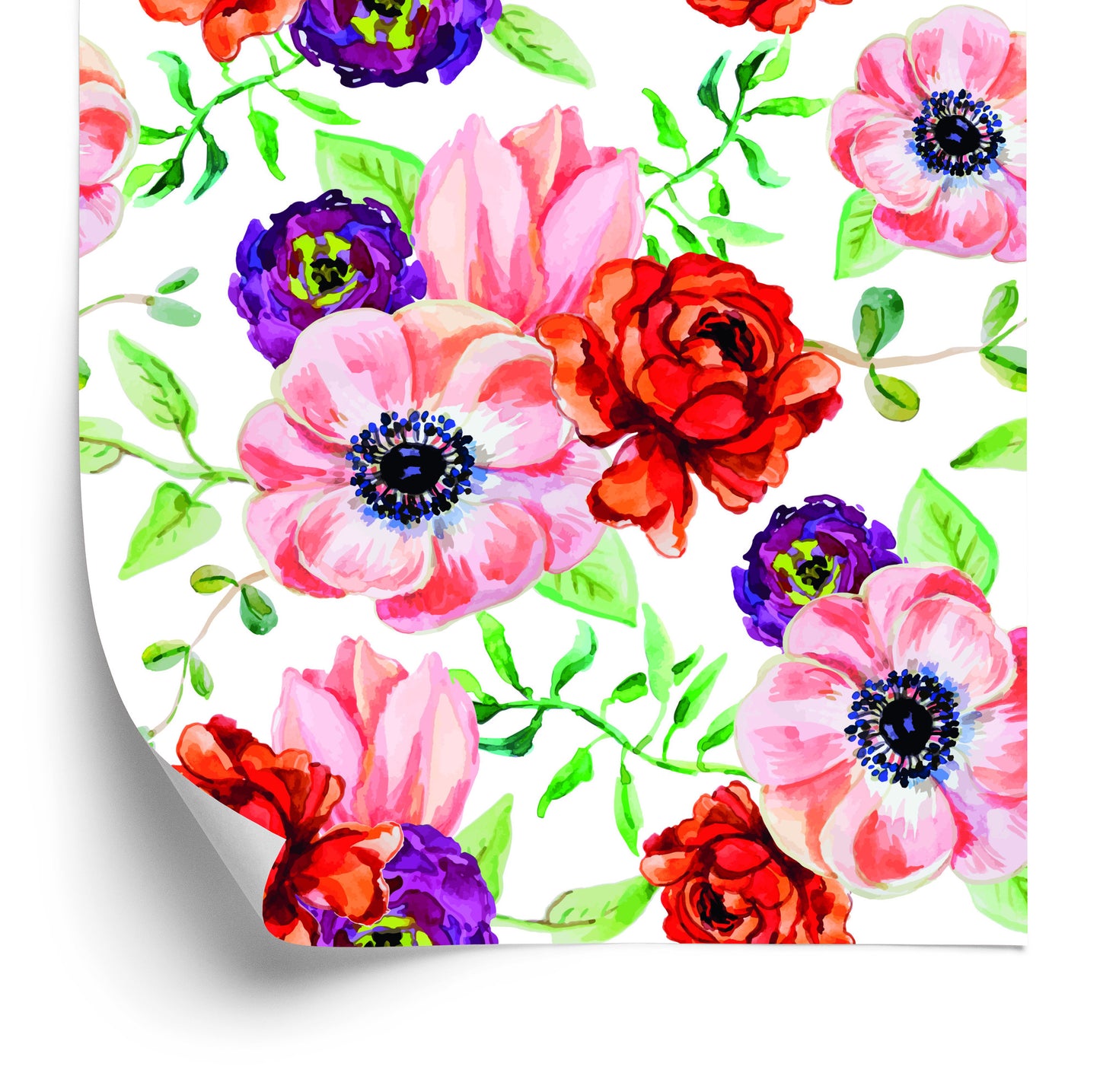 Wallpaper Colorful Buttercups