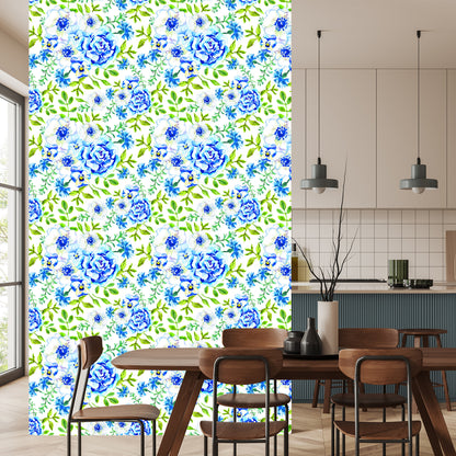 Wallpaper Roses, Buttercups, Cornflowers And Pansies