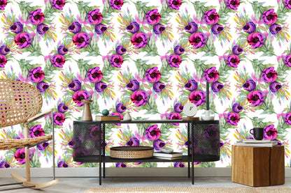 Wallpaper Colorful Medical Peonies