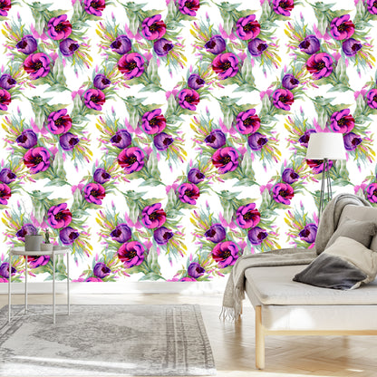 Wallpaper Colorful Medical Peonies