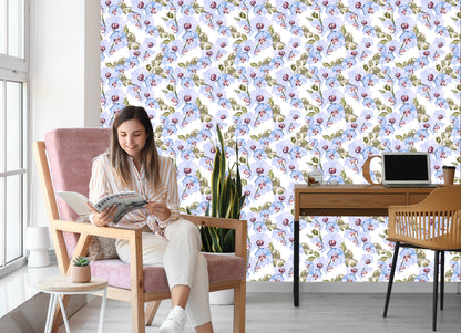 Wallpaper For Living Room Orchids, Leaves, Nature, Plants