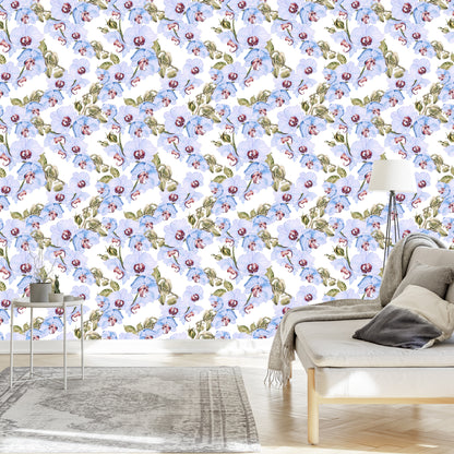 Wallpaper For Living Room Orchids, Leaves, Nature, Plants