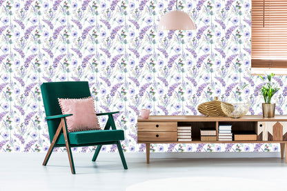 Wallpaper Purple Lavender Plants