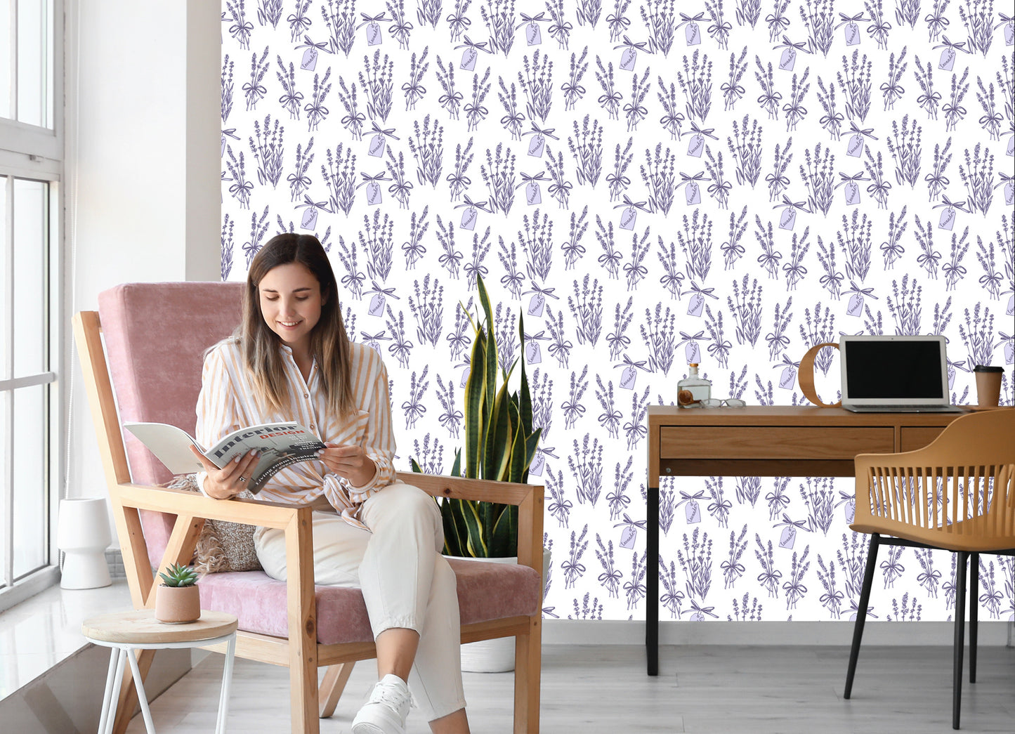 Wallpaper Fashionable Lavender