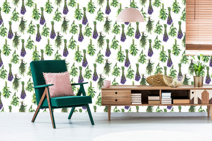 Wallpaper Bouquets Of Lavender Plants