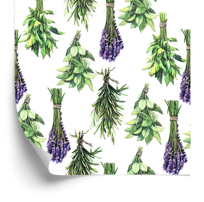 Wallpaper Bouquets Of Lavender Plants