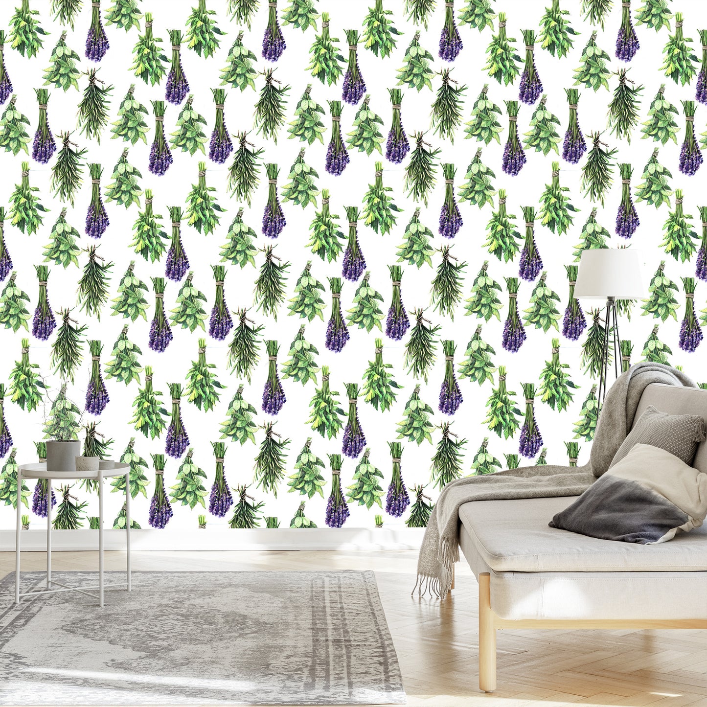 Wallpaper Bouquets Of Lavender Plants