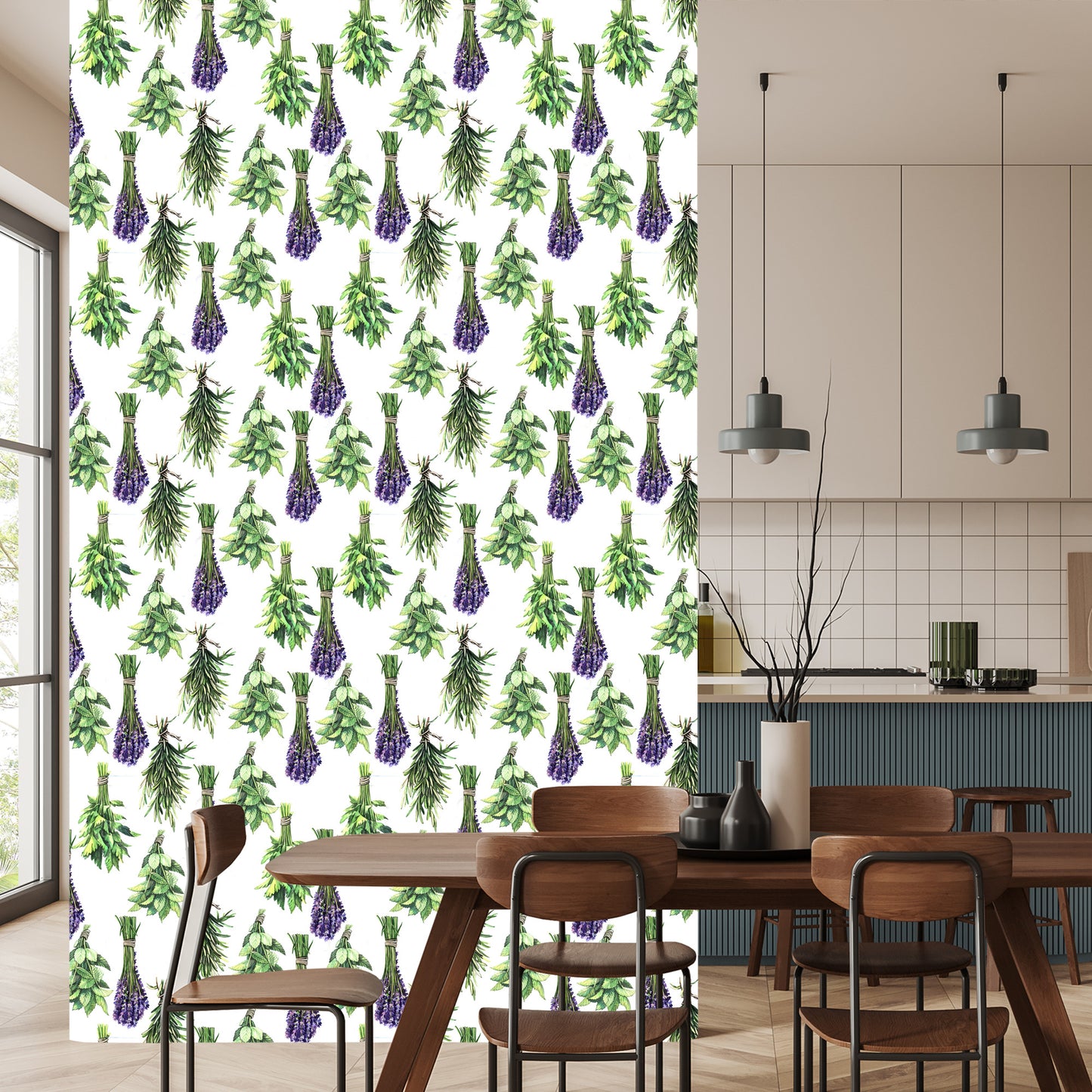 Wallpaper Bouquets Of Lavender Plants